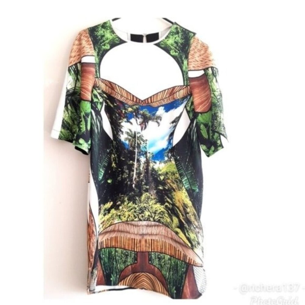 Clover Canyon Amazon Jungle Print Dress M